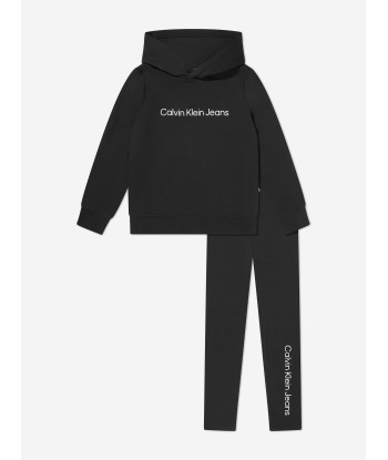 Calvin Klein Girls Logo Leggings Set in Black les muscles