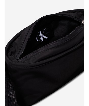 Calvin Klein Baby CK AOP Messenger Changing Bag in Black (30cm) pas chere