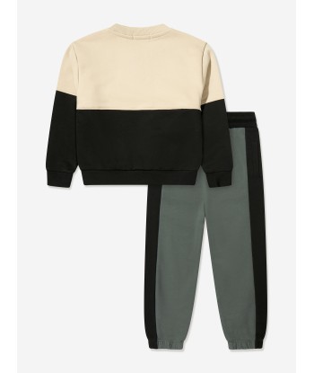 Calvin Klein Boys Colourblock Tracksuit in Multicolour en ligne des produits 