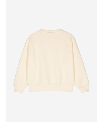 Calvin Klein Boys Logo Sweatshirt in Yellow Amélioration de cerveau avec