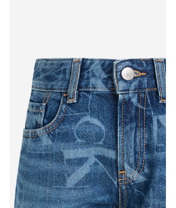 Calvin Klein Boys Regular Fit Jeans in Blue pas chere