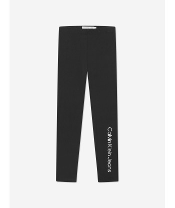 Calvin Klein Girls Logo Leggings Set in Black les muscles