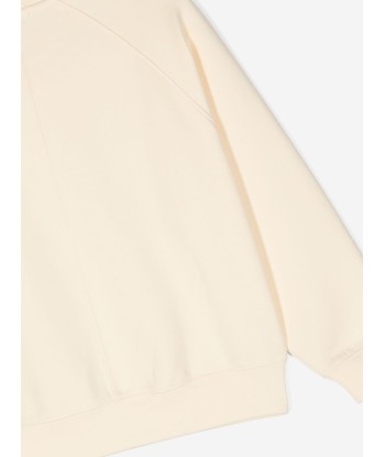 Calvin Klein Boys Logo Sweatshirt in Yellow Amélioration de cerveau avec