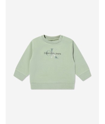 Calvin Klein Baby Monogram Tracksuit in Green Comparez plus de prix