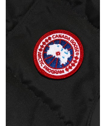 Canada Goose Kids Down Padded Vanier Gilet in Black store