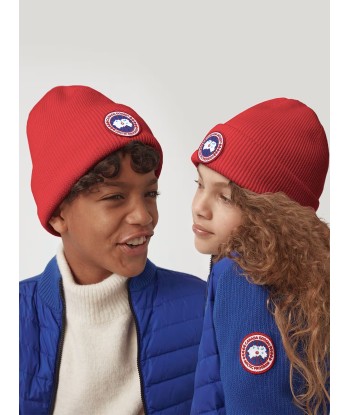 Canada Goose Kids Arctic Toque Beanie Hat in Red store