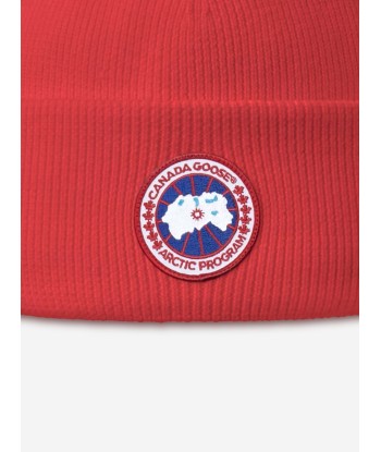 Canada Goose Kids Arctic Toque Beanie Hat in Red store