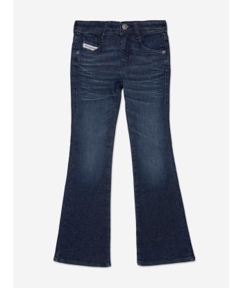 Diesel Girls Ebbey Flared Jeans in Blue Pour