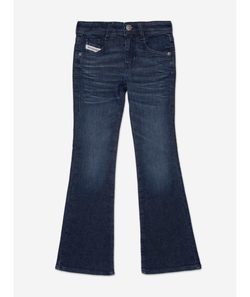 Diesel Girls Ebbey Flared Jeans in Blue Pour