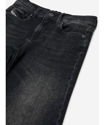 Diesel Girls Wide Leg Jeans in Black le concept de la Pate a emporter 