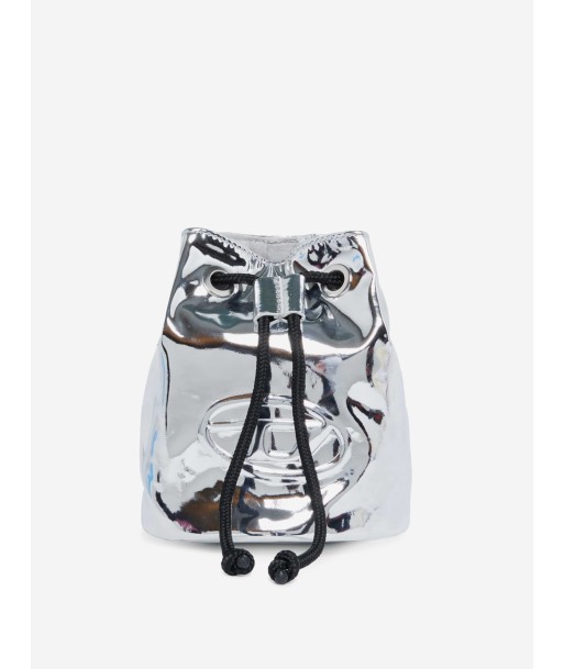 Diesel Girls Welty Bucket Bag in Silver (15.5cm) de l' environnement