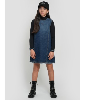 Diesel Girls Destar Denim Dress in Blue store