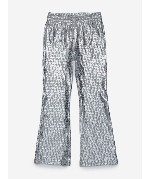 Diesel Girls Pendyx Branded Trousers in Silver online