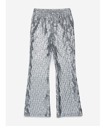 Diesel Girls Pendyx Branded Trousers in Silver online