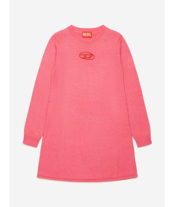 Diesel Girls Oval D Sweater Dress in Pink Venez découvrir notre 