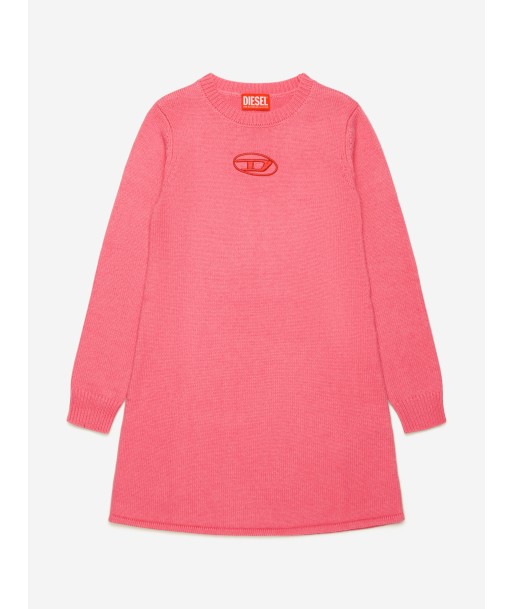 Diesel Girls Oval D Sweater Dress in Pink Venez découvrir notre 