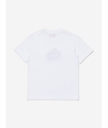 Diesel Girls Logo T-Shirt in White acheter