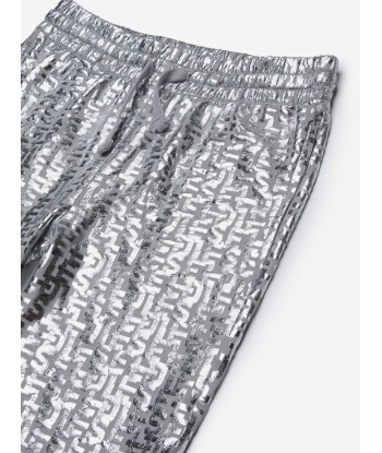 Diesel Girls Pendyx Branded Trousers in Silver online