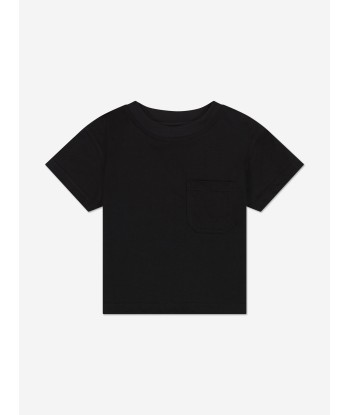 DL1961 Girls Cotton T-Shirt in Black français