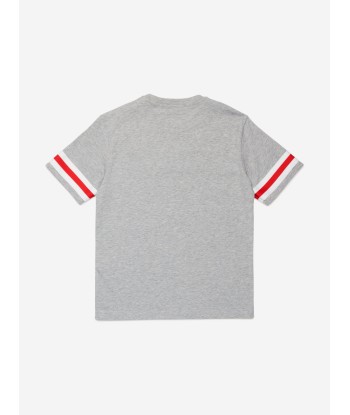 Dsquared2 Kids Logo T-Shirt in Grey Les êtres humains sont 