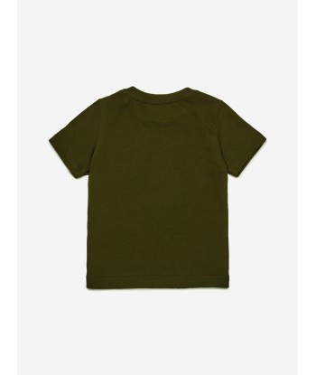 Dsquared2 Baby Maple Leaf Logo T-Shirt in Green store