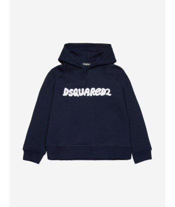 Dsquared2 Kids Logo Hoodie in Navy outlet