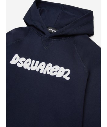 Dsquared2 Kids Logo Hoodie in Navy outlet