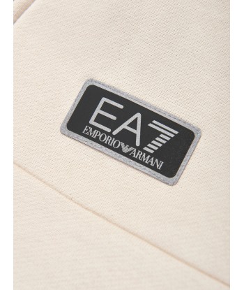 EA7 Emporio Armani Boys Logo Sweatshirt in Beige 50% de réduction en Octobre 2024