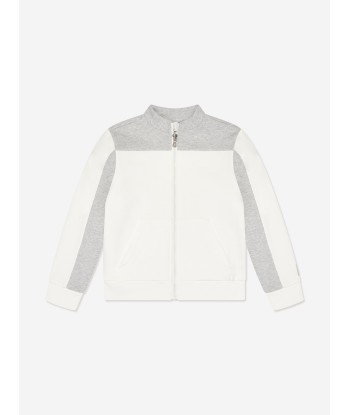 Eleventy Boys Fleece Tracksuit in Ivory de technologie