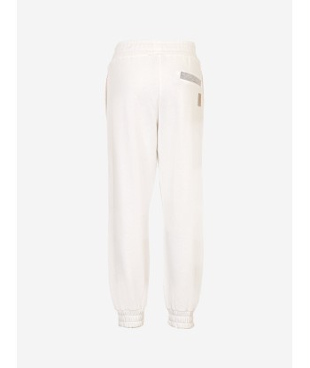 Eleventy Boys Logo Joggers in Ivory une grave pollution 