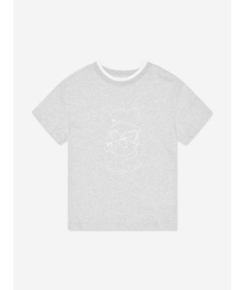 Eleventy Boys Around The World T-Shirt in Grey les ligaments