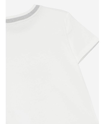 Eleventy Boys Around The World T-Shirt in Ivory commande en ligne