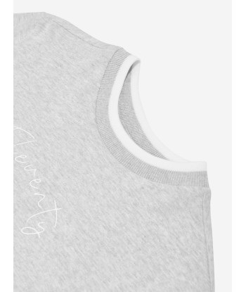 Eleventy Boys Around The World T-Shirt in Grey les ligaments