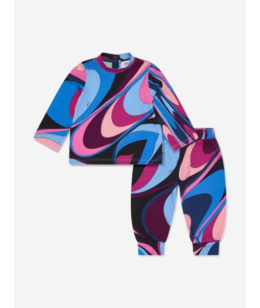 Pucci Baby Girls Onde Trouser Set in Multicolour Livraison rapide