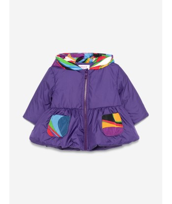 Pucci Baby Girls Puffer Jacket in Black prix pour 