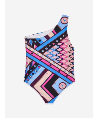 Pucci Girls Vivara Print Swimsuit in Multicolour le concept de la Pate a emporter 