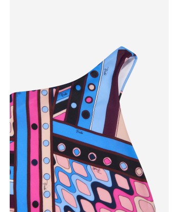 Pucci Girls Vivara Print Swimsuit in Multicolour le concept de la Pate a emporter 