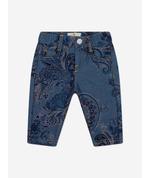 Etro Baby Boys Paisley Print Jeans in Blue Comparez plus de prix