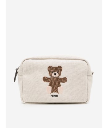 Fendi Kids FF Bear Toiletry Case in Ivory (35cm) plus qu'un jeu 