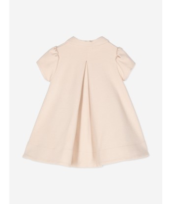 Fendi Baby Girls FF Milano Jersey Dress in Beige à prix réduit toute l'année