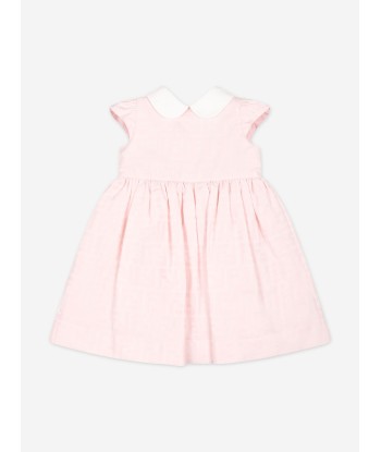 Fendi Baby Girls FF Jacquard Dress in Pink shop