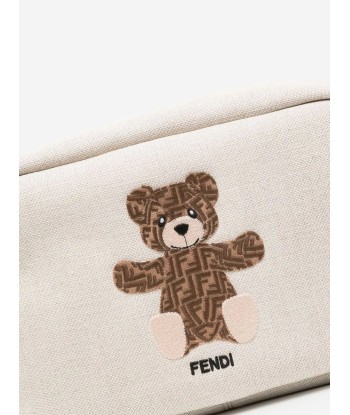 Fendi Kids FF Bear Toiletry Case in Ivory (35cm) plus qu'un jeu 