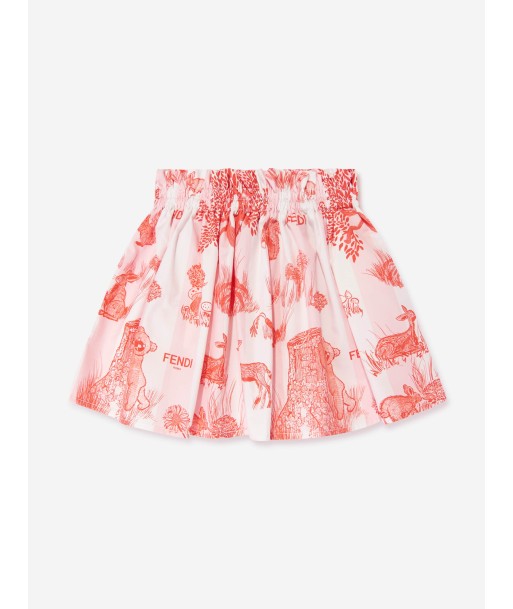 Fendi Baby Girls Beijing Forest Skirt in White des créatures d'habitude