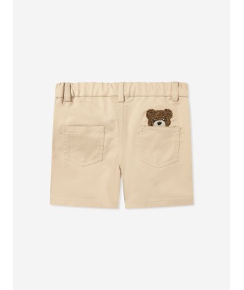 Fendi Baby Boys Gabardine Shorts in Beige Profitez des Offres !