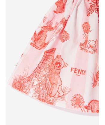 Fendi Baby Girls Beijing Forest Skirt in White des créatures d'habitude