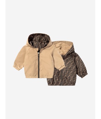 Fendi Baby K-Way Reversible Jacket in Beige vous aussi creer 