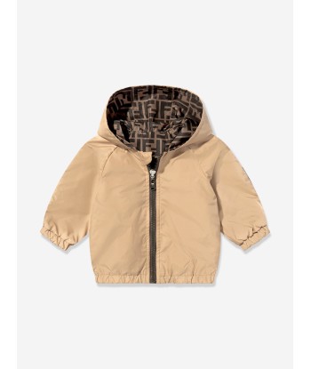 Fendi Baby K-Way Reversible Jacket in Beige vous aussi creer 