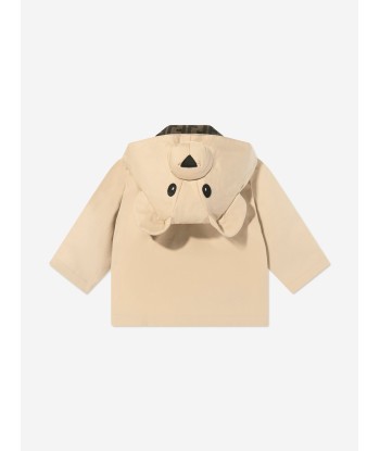 Fendi Baby Bear Trench Jacket in Beige commande en ligne