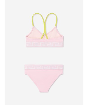 Versace Girls Greca Bikini in Pink en ligne des produits 