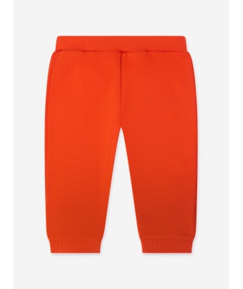 Fendi Baby Logo Joggers in Red en ligne des produits 